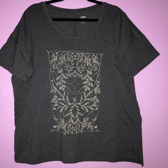 Old Navy Tops - Old Navy Bohemian Hippie Print Boyfriend Shirt